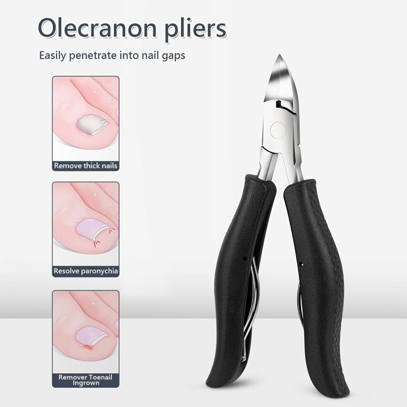 Stainless Steel Pedicure Set Toe Nail Clippers Nippers Dead Skin Remover