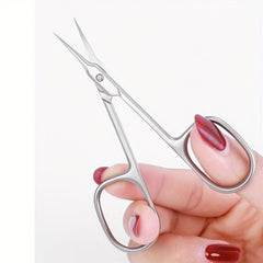 Cuticle Scissors Stainless Curved Blade Nail Scissors