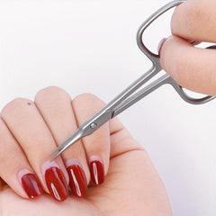 Cuticle Scissors Stainless Curved Blade Nail Scissors