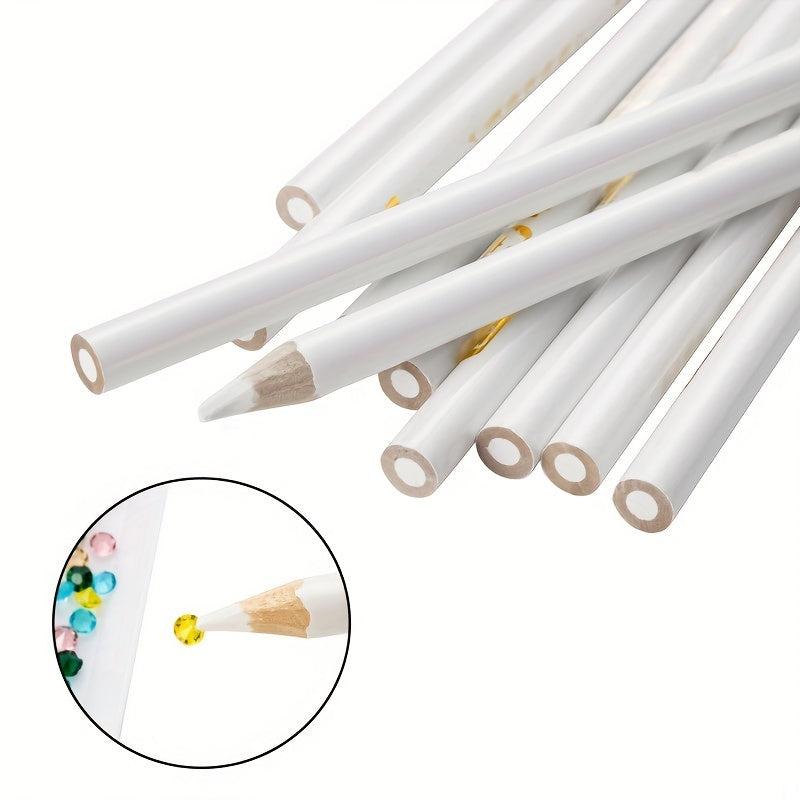 Diamond Pen & Wax Pencil Set for Rhinestone Nail Art Gem Dotting