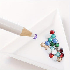 Diamond Pen & Wax Pencil Set for Rhinestone Nail Art Gem Dotting