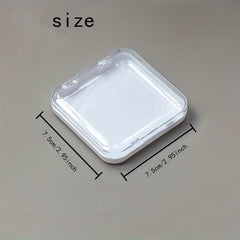 4pcs Square Flip Tool Box Nail Art Storage