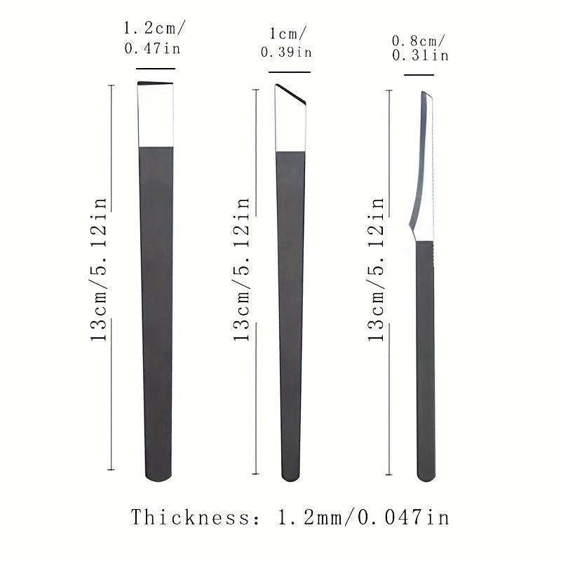 3Pcs Ingrown Toe Nail Correction Nippers Clipper Dead Skin Remover