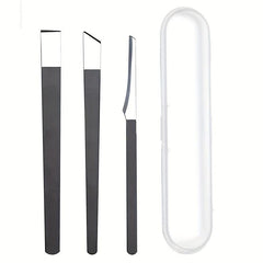 3Pcs Ingrown Toe Nail Correction Nippers Clipper Dead Skin Remover