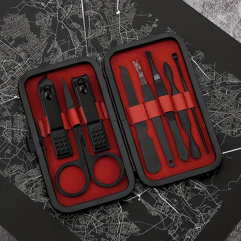 8 pcs Stainless Steel Nail Cutter and Scissors Set with Eagle Hook