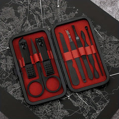 8 pcs Stainless Steel Nail Cutter and Scissors Set with Eagle Hook