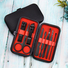 8 pcs Stainless Steel Nail Cutter and Scissors Set with Eagle Hook