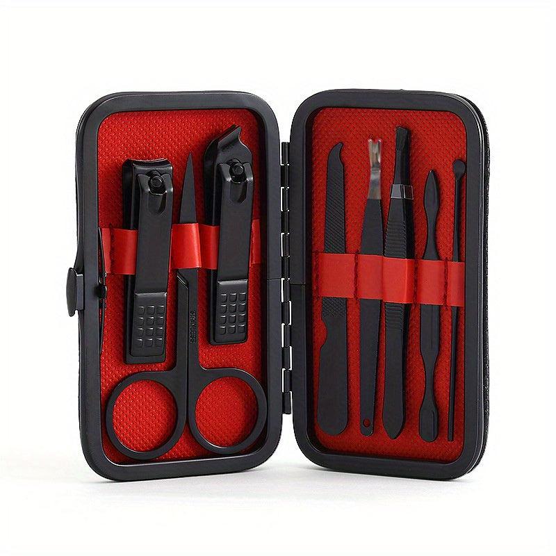 8 pcs Stainless Steel Nail Cutter and Scissors Set with Eagle Hook