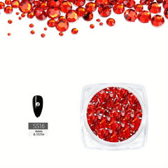 Flatback Glass Rhinestones Nail Art Crystal Decorations DIY