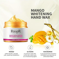 Mango Whitening Hand Wax Moisturizing Exfoliating Anti Aging Repairing