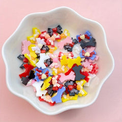 50Pcs Mini Bow Resin Crafts Ornament Manicure Jewelry Accessories