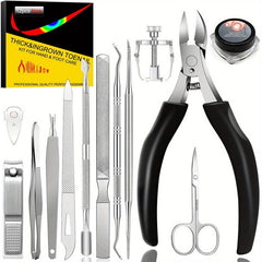 Ingrown Toenail Tool Kit Stainless Steel Clippers for Thick and Ingrown Nails