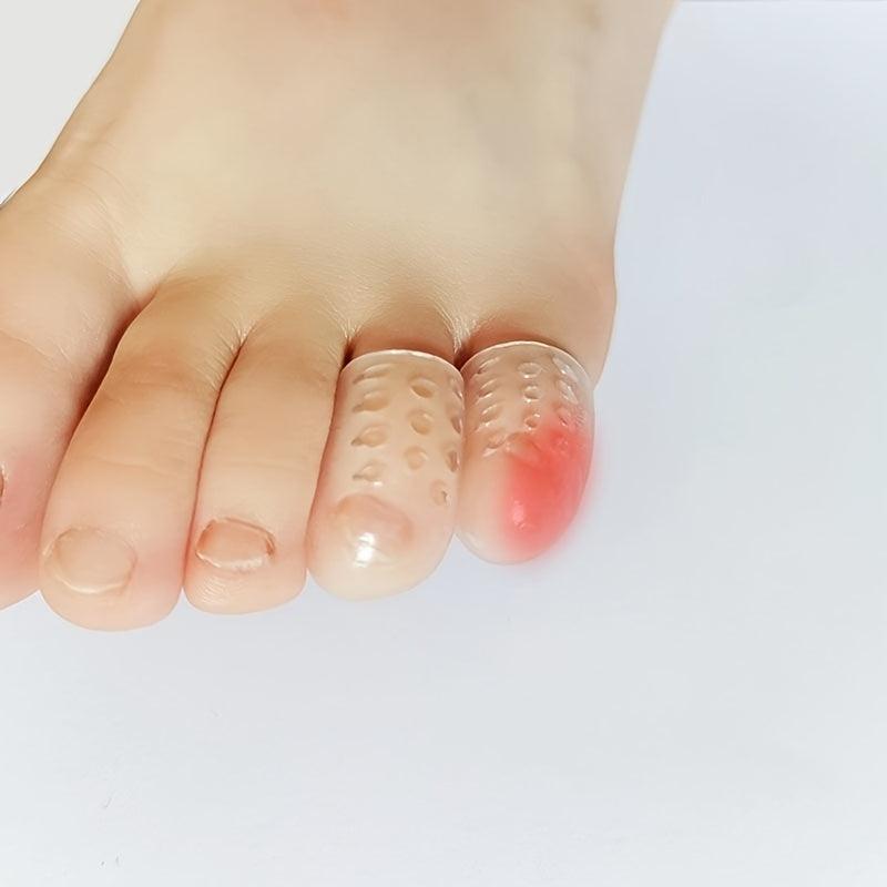 10pcs Big Toe Caps Gel Toe Protector With Breathable Hole