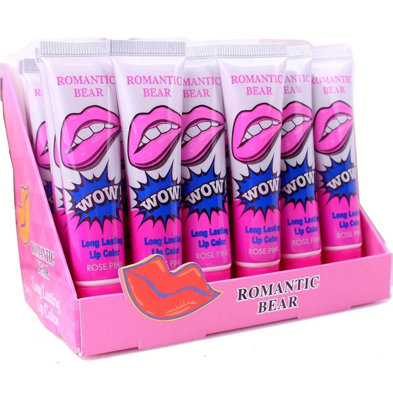Matte Lip Gloss Set - Waterproof Tear-Off Lip Tint