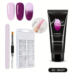 Temperature Changing Nail Extension Kit Gel Polish Set