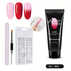 Temperature Changing Nail Extension Kit Gel Polish Set