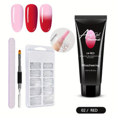 Temperature Changing Nail Extension Kit Gel Polish Set