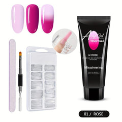 Temperature Changing Nail Extension Kit Gel Polish Set