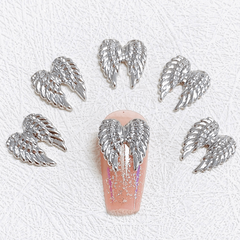 10pcs Angel Wing Nail Art Charms 3D Retro Angel Wing Nail Art Accessories