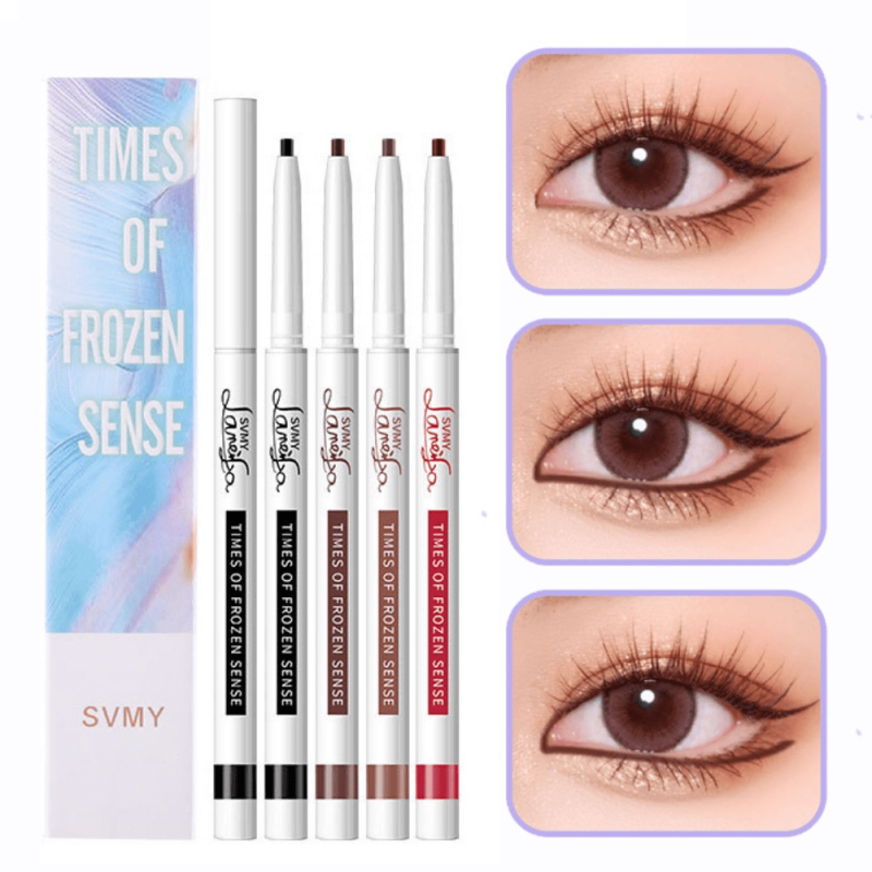 Waterproof Eyeliner Pencil High Pigmented Smudge Proof Stick