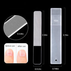 Glass Nail File and Buffer Set for Natural Nails - Shine and Polish Your Nails
