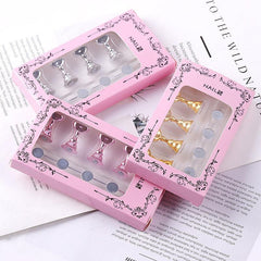 5pcs Acrylic Nail Practice Display Stand Nail Tips Holder