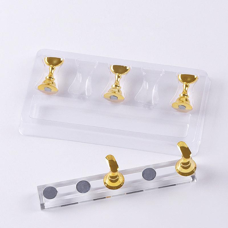 5pcs Acrylic Nail Practice Display Stand Nail Tips Holder