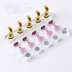 5pcs Acrylic Nail Practice Display Stand Nail Tips Holder