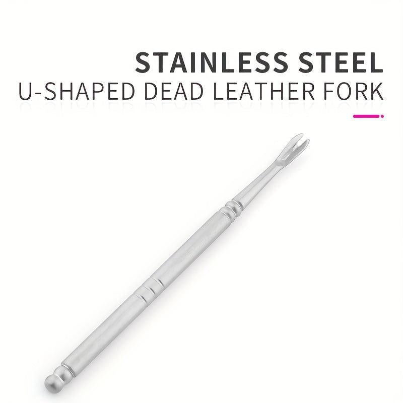 Stainless Steel Dead Skin Fork Nail Cuticle Trimmer
