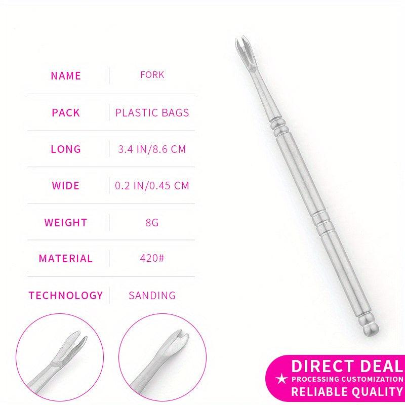 Stainless Steel Dead Skin Fork Nail Cuticle Trimmer