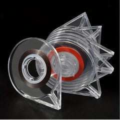 6pcs Nail Art Tape Strip Case Holder Set Easy Cutting Empty Dispensing Box