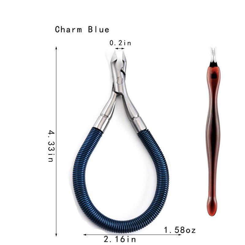 Precision Nail Clippers with Spring and Cleaning Nippers