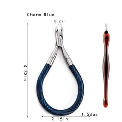 Precision Nail Clippers with Spring and Cleaning Nippers