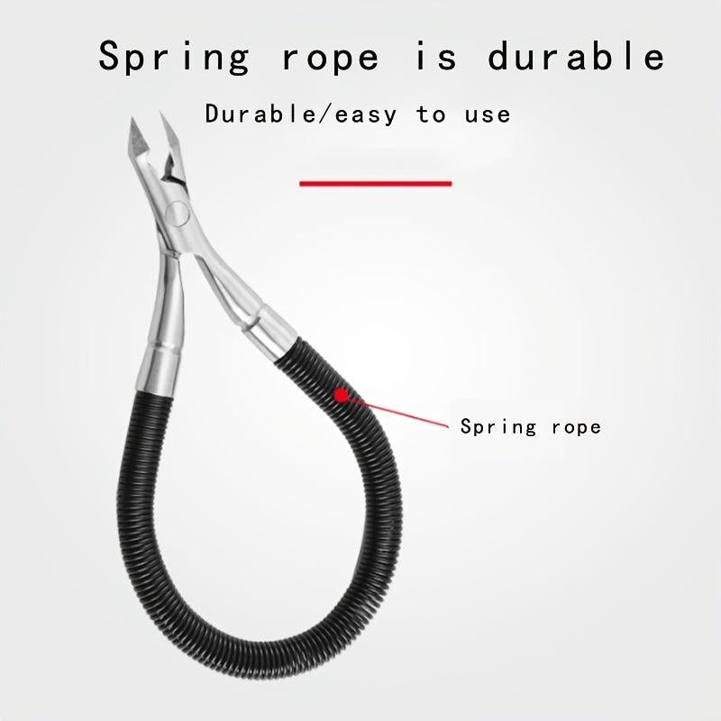 Precision Nail Clippers with Spring and Cleaning Nippers