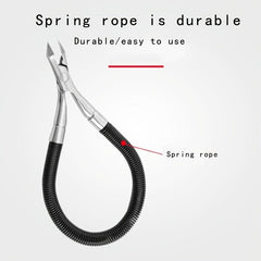 Precision Nail Clippers with Spring and Cleaning Nippers