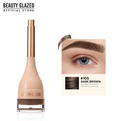 6 Color Eyebrow Dye Cream Waterproof Long Lasting Nourishing With Brush