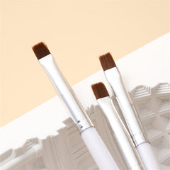 Gradient Flash Red Wood Nail Fan Ombre Brush Pen Oblique Round Head Nail Brush