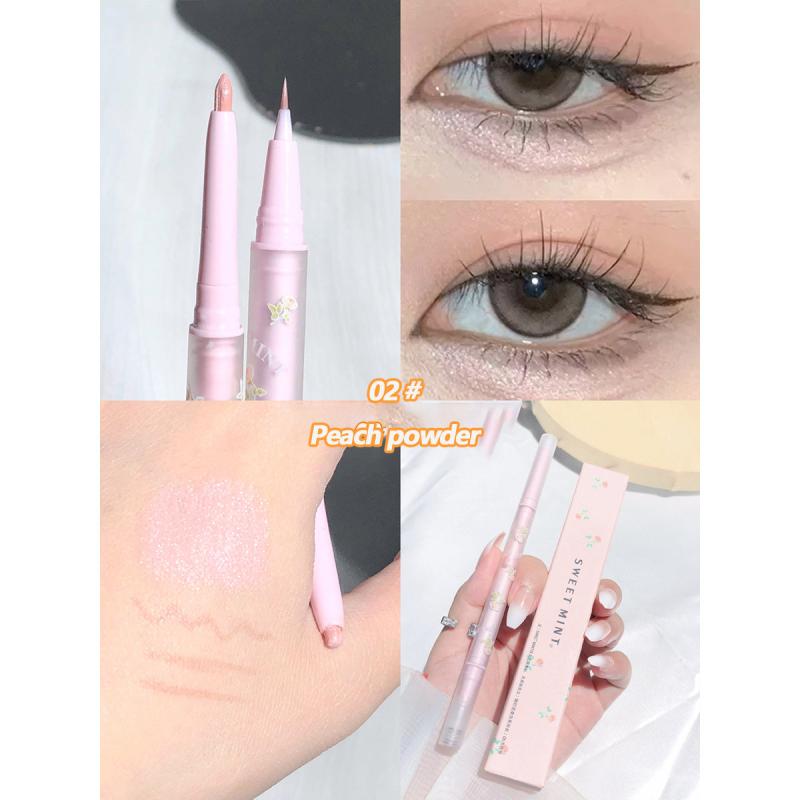 Dual Ended Eyeliner Pen Matte Pearly Highlight Glitter Stick