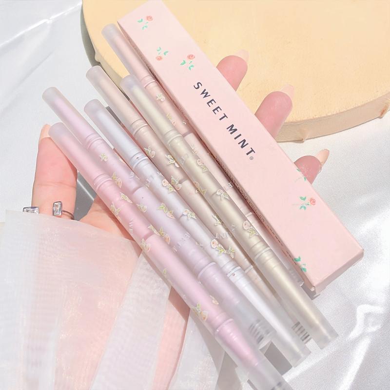 Dual Ended Eyeliner Pen Matte Pearly Highlight Glitter Stick