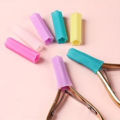 Nail Nipper Cover Protective Sleeve For Cuticle Scissors Nail Dead Skin Tweezers