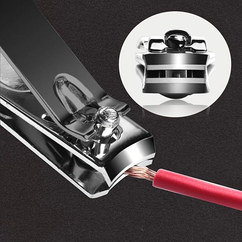 7-Pcs Stainless Steel Nail Clipper Set Grooming Tool Case Manicure Pedicure