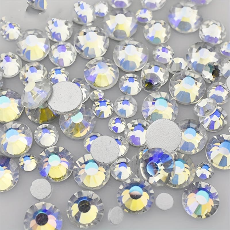AB Color Nail Rhinestones 4mm 200pcs