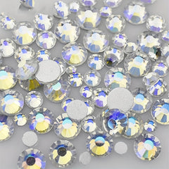 AB Color Nail Rhinestones 4mm 200pcs
