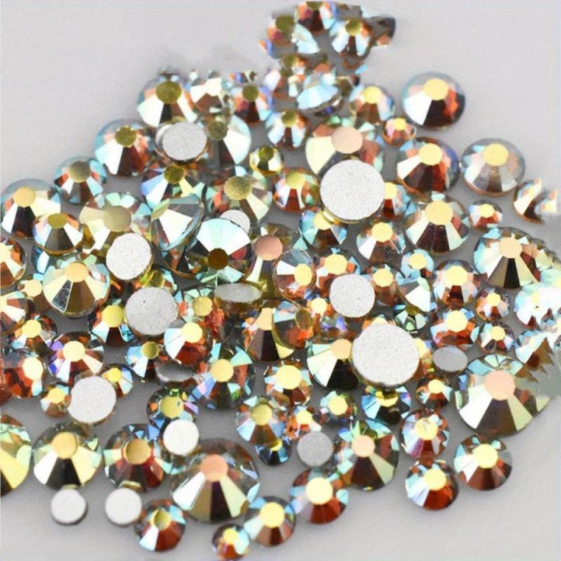 AB Color Nail Rhinestones 4mm 200pcs