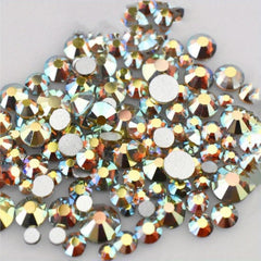 AB Color Nail Rhinestones 4mm 200pcs
