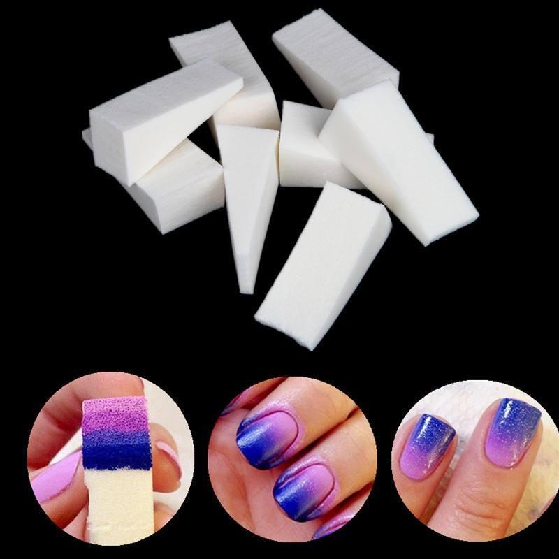 Manicure DIY Gradient Tool Nails Creative Fade Sponges Soft Nail Polish