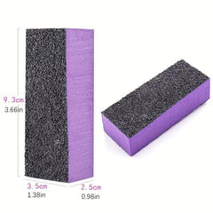 Matte Nail Polish Sponge Nail File Pedicure Tools Set
