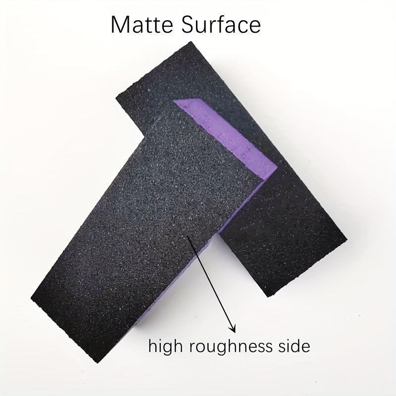 Matte Nail Polish Sponge Nail File Pedicure Tools Set