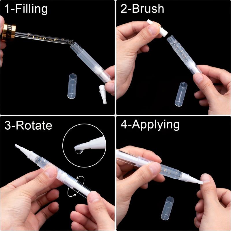 Rotary Twist Pen Nail Polish Tube for Cuticle