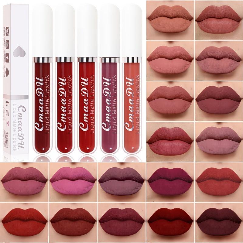 Long Lasting Matte Lipstick in 18 Shades Waterproof